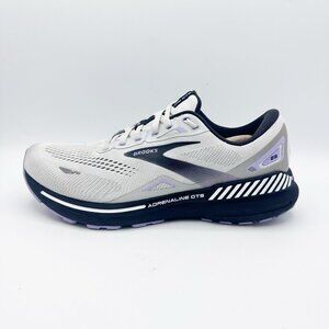 Brooks Adrenaline GTS 23 Running Shoes Gray Womens Size 11.5 B Lilac Gray Black